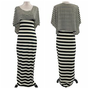 OH My Julian Striped Tiered Layered Maxi Dress